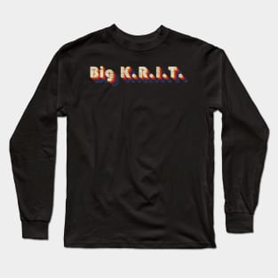 retro vintage Big K.R.I.T. Long Sleeve T-Shirt